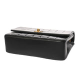 CHANEL シャネル マドモアゼル チェーンショルダー 22cm ブラック レディース ラムスキン ショルダーバッグ ABランク 中古 銀蔵