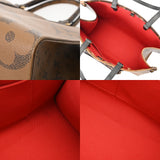 LOUIS VUITTON ルイヴィトン モノグラムリバース オンザゴー MM ブラウン M45321 レディース モノグラムキャンバス ハンドバッグ ABランク 中古 銀蔵