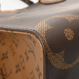 LOUIS VUITTON ルイヴィトン モノグラムリバース オンザゴー MM ブラウン M45321 レディース モノグラムキャンバス ハンドバッグ ABランク 中古 銀蔵