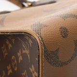 LOUIS VUITTON ルイヴィトン モノグラムリバース オンザゴー MM ブラウン M45321 レディース モノグラムキャンバス ハンドバッグ ABランク 中古 銀蔵