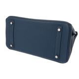 HERMES エルメス バーキン 30 ディープブルー D刻印(2019年頃) レディース トゴ ハンドバッグ Aランク 中古 銀蔵