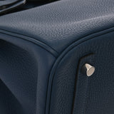 HERMES エルメス バーキン 30 ディープブルー D刻印(2019年頃) レディース トゴ ハンドバッグ Aランク 中古 銀蔵