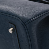 HERMES エルメス バーキン 30 ディープブルー D刻印(2019年頃) レディース トゴ ハンドバッグ Aランク 中古 銀蔵