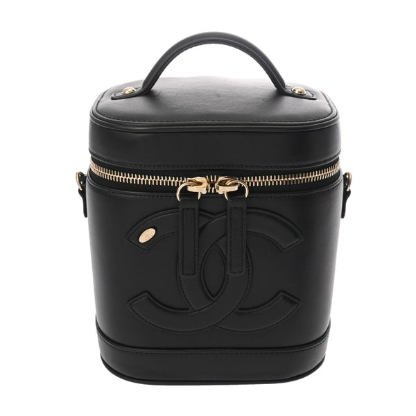 CHANEL シャネル バニティ 2WAYチェーンショルダー ブラック AS0323 レディース ラムスキン バニティバッグ Aランク 中古 銀蔵