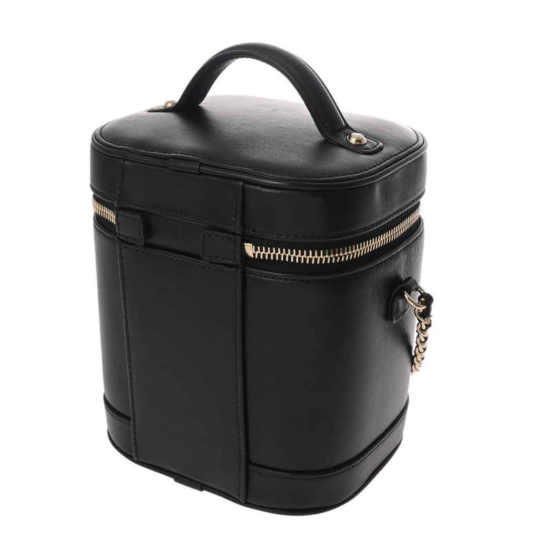 CHANEL シャネル バニティ 2WAYチェーンショルダー ブラック AS0323 レディース ラムスキン バニティバッグ Aランク 中古 銀蔵