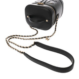 CHANEL シャネル バニティ 2WAYチェーンショルダー ブラック AS0323 レディース ラムスキン バニティバッグ Aランク 中古 銀蔵