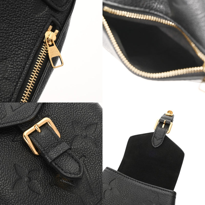 LOUIS VUITTON ルイヴィトン モノグラムアンプラント タイニーバックパック ノワール M80596 レディース レザー リュック・デイパック ABランク 中古 銀蔵