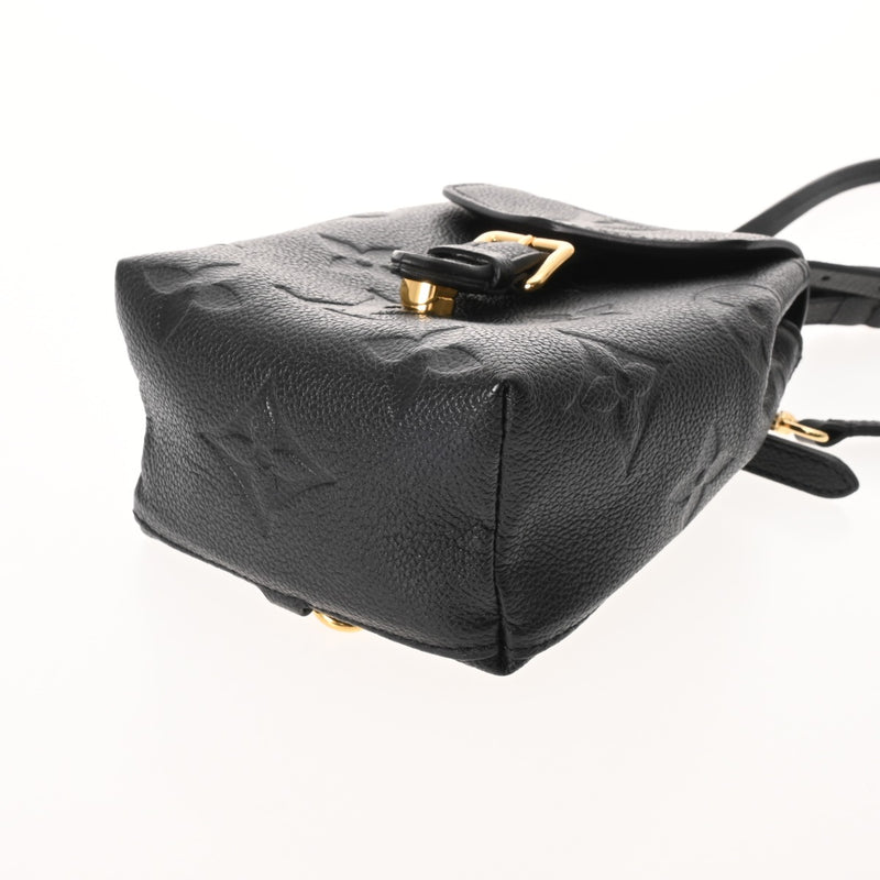 LOUIS VUITTON ルイヴィトン モノグラムアンプラント タイニーバックパック ノワール M80596 レディース レザー リュック・デイパック ABランク 中古 銀蔵