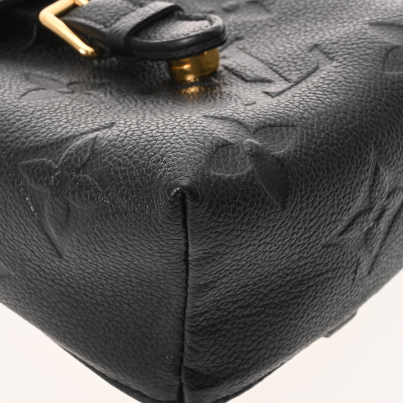 LOUIS VUITTON ルイヴィトン モノグラムアンプラント タイニーバックパック ノワール M80596 レディース レザー リュック・デイパック ABランク 中古 銀蔵