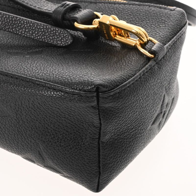 LOUIS VUITTON ルイヴィトン モノグラムアンプラント タイニーバックパック ノワール M80596 レディース レザー リュック・デイパック ABランク 中古 銀蔵