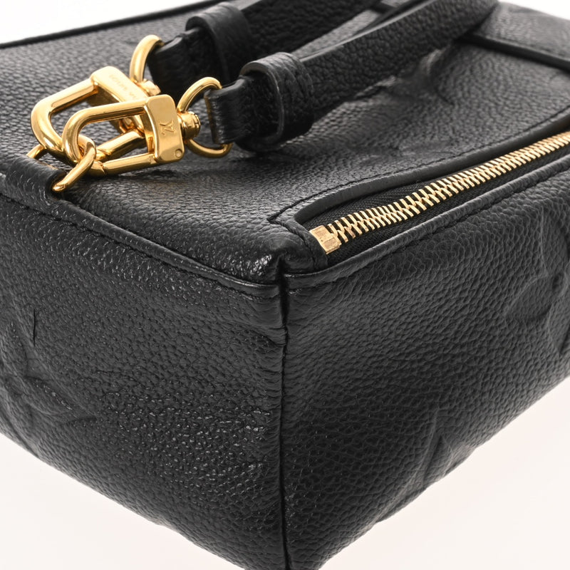 LOUIS VUITTON ルイヴィトン モノグラムアンプラント タイニーバックパック ノワール M80596 レディース レザー リュック・デイパック ABランク 中古 銀蔵