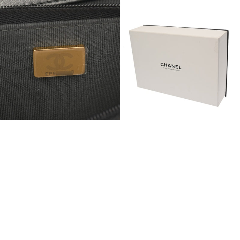 CHANEL シャネル マトラッセ チェーンウォレット チャーム付 ブラック AP4537 レディース ラムスキン ショルダーバッグ Aランク 中古 銀蔵
