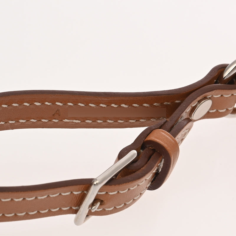 HERMES エルメス コリエドシアン アノーチャーム ゴールド A刻印(2017年頃) ユニセックス ヴァッシュハンター キーホルダー Aランク 中古 銀蔵