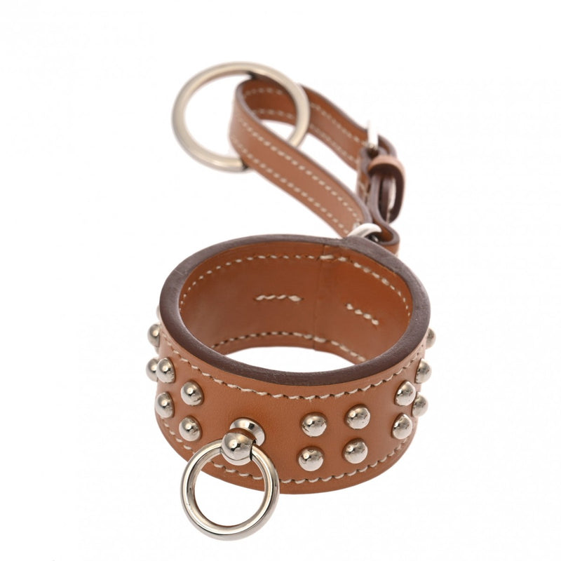 HERMES エルメス コリエドシアン アノーチャーム ゴールド A刻印(2017年頃) ユニセックス ヴァッシュハンター キーホルダー Aランク 中古 銀蔵