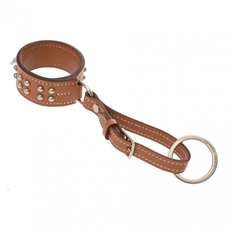 HERMES エルメス コリエドシアン アノーチャーム ゴールド A刻印(2017年頃) ユニセックス ヴァッシュハンター キーホルダー Aランク 中古 銀蔵