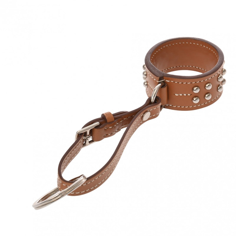 HERMES エルメス コリエドシアン アノーチャーム ゴールド A刻印(2017年頃) ユニセックス ヴァッシュハンター キーホルダー Aランク 中古 銀蔵