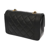 CHANEL シャネル マトラッセ ダイアナ 22cm チェーンショルダー ブラック A01164 レディース ラムスキン ショルダーバッグ ABランク 中古 銀蔵