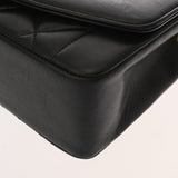 CHANEL シャネル マトラッセ ダイアナ 22cm チェーンショルダー ブラック A01164 レディース ラムスキン ショルダーバッグ ABランク 中古 銀蔵