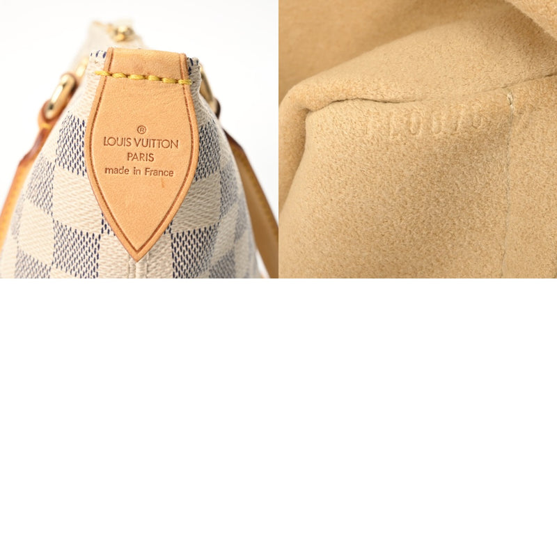 LOUIS VUITTON ルイヴィトン ダミエアズール サレヤ MM ホワイト N51185 レディース ダミエキャンバス トートバッグ ABランク 中古 銀蔵