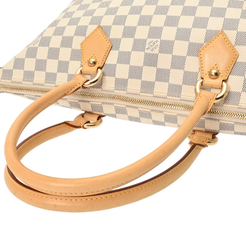 LOUIS VUITTON ルイヴィトン ダミエアズール サレヤ MM ホワイト N51185 レディース ダミエキャンバス トートバッグ ABランク 中古 銀蔵
