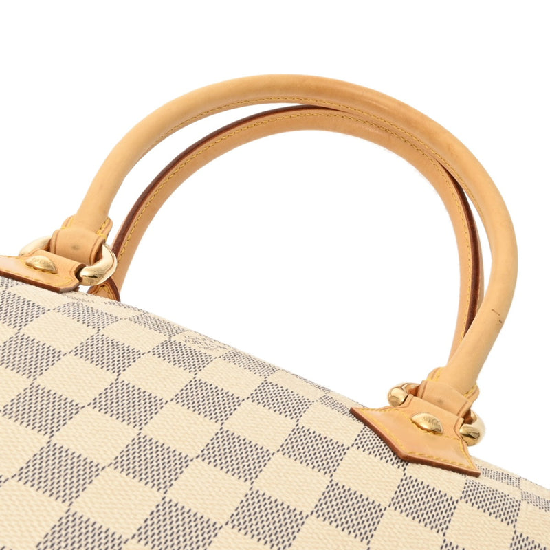 LOUIS VUITTON ルイヴィトン ダミエアズール サレヤ MM ホワイト N51185 レディース ダミエキャンバス トートバッグ ABランク 中古 銀蔵