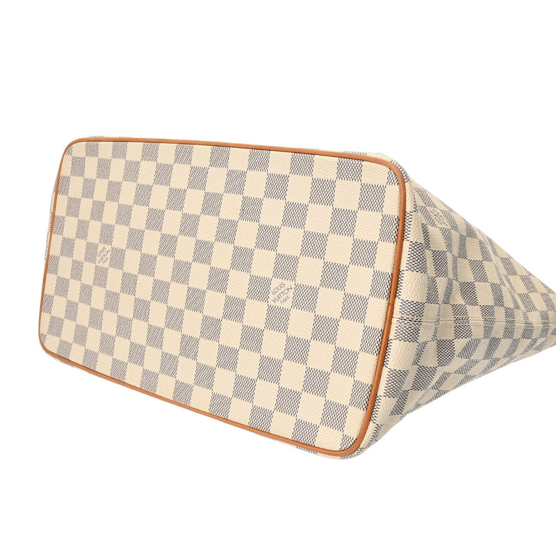 LOUIS VUITTON ルイヴィトン ダミエアズール サレヤ MM ホワイト N51185 レディース ダミエキャンバス トートバッグ ABランク 中古 銀蔵