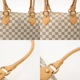 LOUIS VUITTON ルイヴィトン ダミエアズール サレヤ MM ホワイト N51185 レディース ダミエキャンバス トートバッグ ABランク 中古 銀蔵