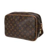 LOUIS VUITTON ルイヴィトン モノグラム リポーター PM ブラウン M45254 ユニセックス モノグラムキャンバス ショルダーバッグ ABランク 中古 銀蔵