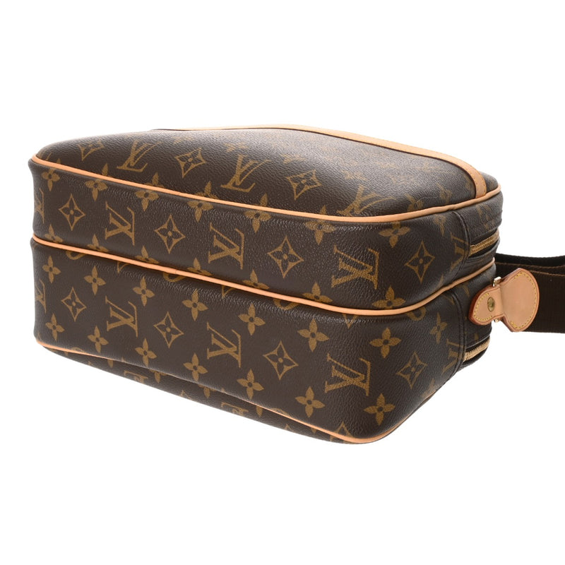 LOUIS VUITTON ルイヴィトン モノグラム リポーター PM ブラウン  