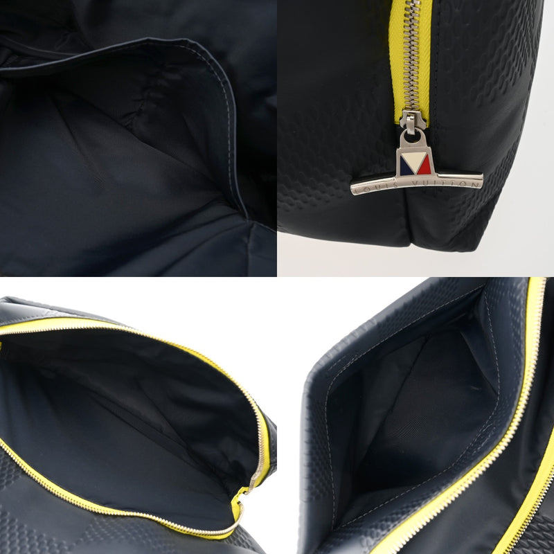 LOUIS VUITTON ルイヴィトン ダミエアンフィニ アポロ バックパック アスファルトブルー N44016 メンズ レザー リュック・デイパック Aランク 中古 銀蔵