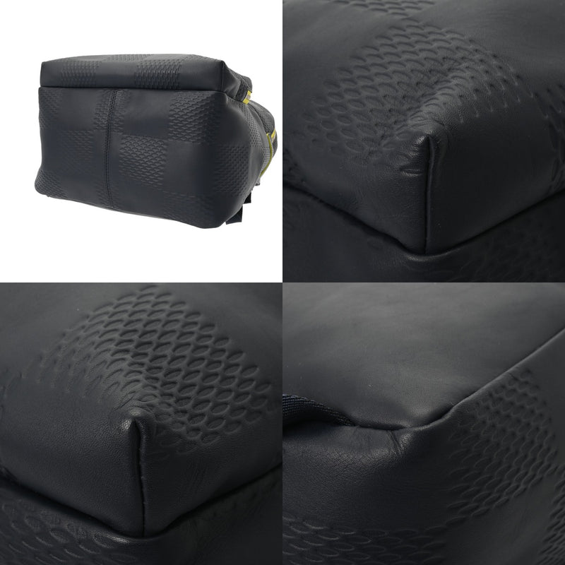 LOUIS VUITTON ルイヴィトン ダミエアンフィニ アポロ バックパック アスファルトブルー N44016 メンズ レザー リュック・デイパック Aランク 中古 銀蔵