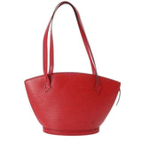 LOUIS VUITTON ルイヴィトン エピ サンジャックショッピング カスティリアンレッド M52267 レディース レザー ショルダーバッグ ABランク 中古 銀蔵