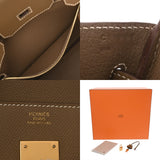 HERMES エルメス バーキン 30 エトゥープ C刻印(2018年頃) レディース ヴォーエプソン ハンドバッグ Aランク 中古 銀蔵