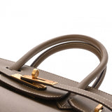 HERMES エルメス バーキン 30 エトゥープ C刻印(2018年頃) レディース ヴォーエプソン ハンドバッグ Aランク 中古 銀蔵