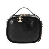 CHANEL シャネル マトラッセ 2WAY チェーンショルダー ブラック AP2199 レディース カーフ ショルダーバッグ ABランク 中古 銀蔵