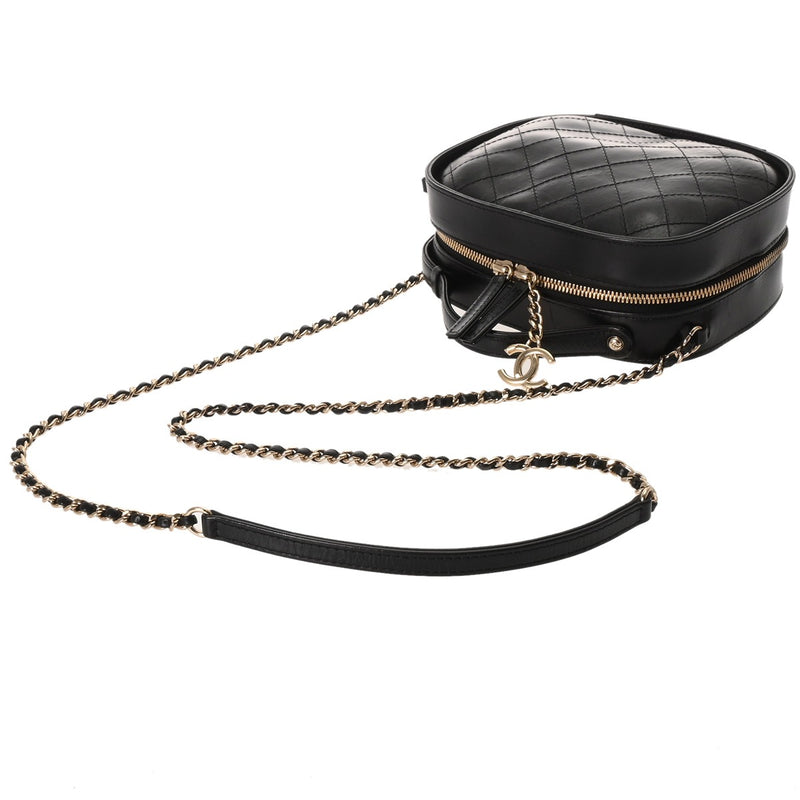 CHANEL シャネル マトラッセ 2WAY チェーンショルダー ブラック AP2199 レディース カーフ ショルダーバッグ ABランク 中古 銀蔵