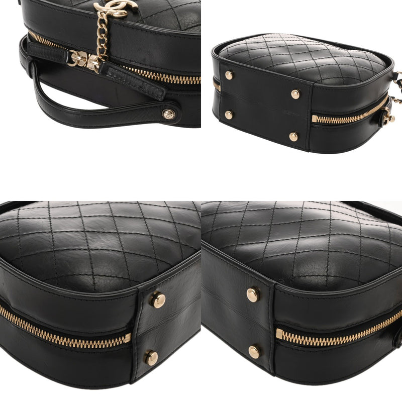 CHANEL シャネル マトラッセ 2WAY チェーンショルダー ブラック AP2199 レディース カーフ ショルダーバッグ ABランク 中古 銀蔵