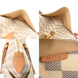 LOUIS VUITTON ルイヴィトン ダミエアズール トータリー MM ホワイト N41279 レディース ダミエキャンバス トートバッグ Bランク 中古 銀蔵
