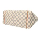 LOUIS VUITTON ルイヴィトン ダミエアズール トータリー MM ホワイト N41279 レディース ダミエキャンバス トートバッグ Bランク 中古 銀蔵