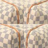 LOUIS VUITTON ルイヴィトン ダミエアズール トータリー MM ホワイト N41279 レディース ダミエキャンバス トートバッグ Bランク 中古 銀蔵