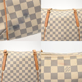 LOUIS VUITTON ルイヴィトン ダミエアズール トータリー MM ホワイト N41279 レディース ダミエキャンバス トートバッグ Bランク 中古 銀蔵