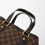 LOUIS VUITTON ルイヴィトン ダミエ ハムステッド PM ブラウン N51205 レディース ダミエキャンバス ハンドバッグ Aランク 中古 銀蔵
