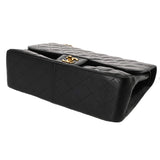 CHANEL シャネル マトラッセ チェーンショルダー 30cm Wフラップ ブラック A58600 レディース キャビアスキン ショルダーバッグ Aランク 中古 銀蔵