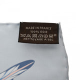 HERMES エルメス カレ90 DANSE PACIFIQUE ブルー/マルチ レディース シルク100％ スカーフ Aランク 中古 銀蔵