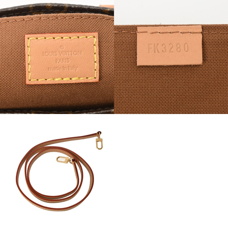 LOUIS VUITTON ルイヴィトン モノグラム プティット サックプラ 旧型 2WAY ブラウン M69442 レディース モノグラムキャンバス ハンドバッグ Aランク 中古 銀蔵