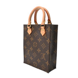 LOUIS VUITTON ルイヴィトン モノグラム プティット サックプラ 旧型 2WAY ブラウン M69442 レディース モノグラムキャンバス ハンドバッグ Aランク 中古 銀蔵