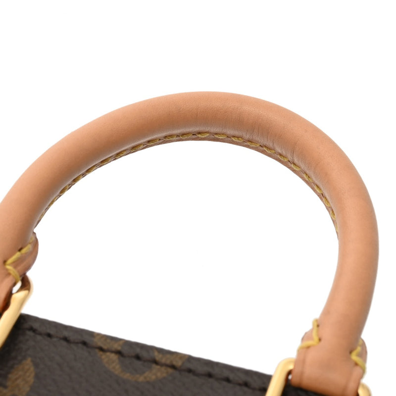 LOUIS VUITTON ルイヴィトン モノグラム プティット サックプラ 旧型 2WAY ブラウン M69442 レディース モノグラムキャンバス ハンドバッグ Aランク 中古 銀蔵
