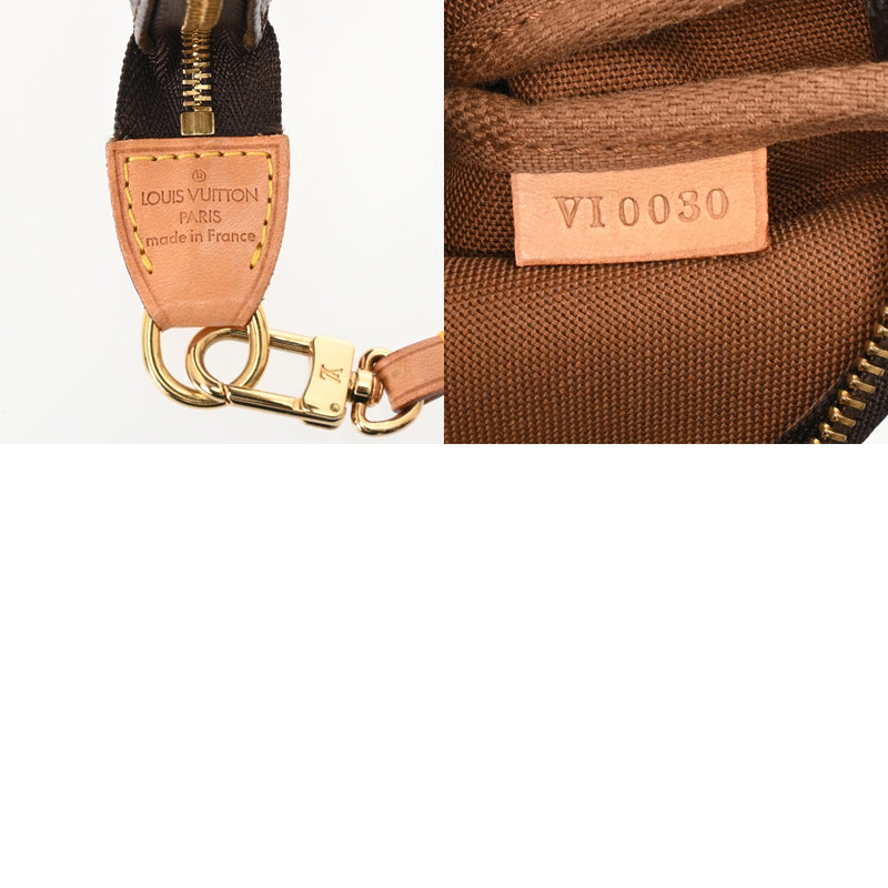 LOUIS VUITTON ルイヴィトン モノグラム ポシェット アクセソワール ブラウン M51980 レディース モノグラムキャンバス アクセサリーポーチ ABランク 中古 銀蔵