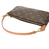 LOUIS VUITTON ルイヴィトン モノグラム ポシェット アクセソワール ブラウン M51980 レディース モノグラムキャンバス アクセサリーポーチ ABランク 中古 銀蔵