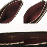 CHANEL シャネル Wファスナーチェーンウォレット ブラック A82527 レディース キャビアスキン ショルダーバッグ Aランク 中古 銀蔵